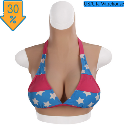 4th Weight-loss Silicone Prosthetic Breast For Drag Queen Crossdresser Male To Female cosplay~Multiple Choices~Lightweight