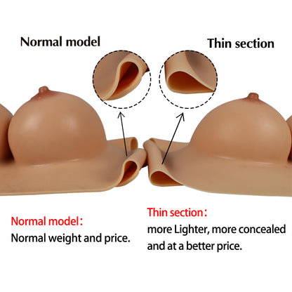 Lightweight Silicone Prosthetic Breast Cotton Filling Lighter and Convenient