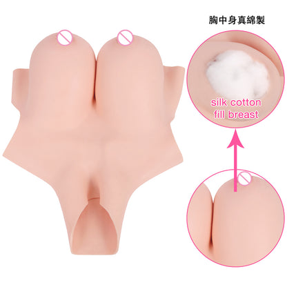 Lightweight Silicone Prosthetic Breast Cotton Filling Lighter and Convenient