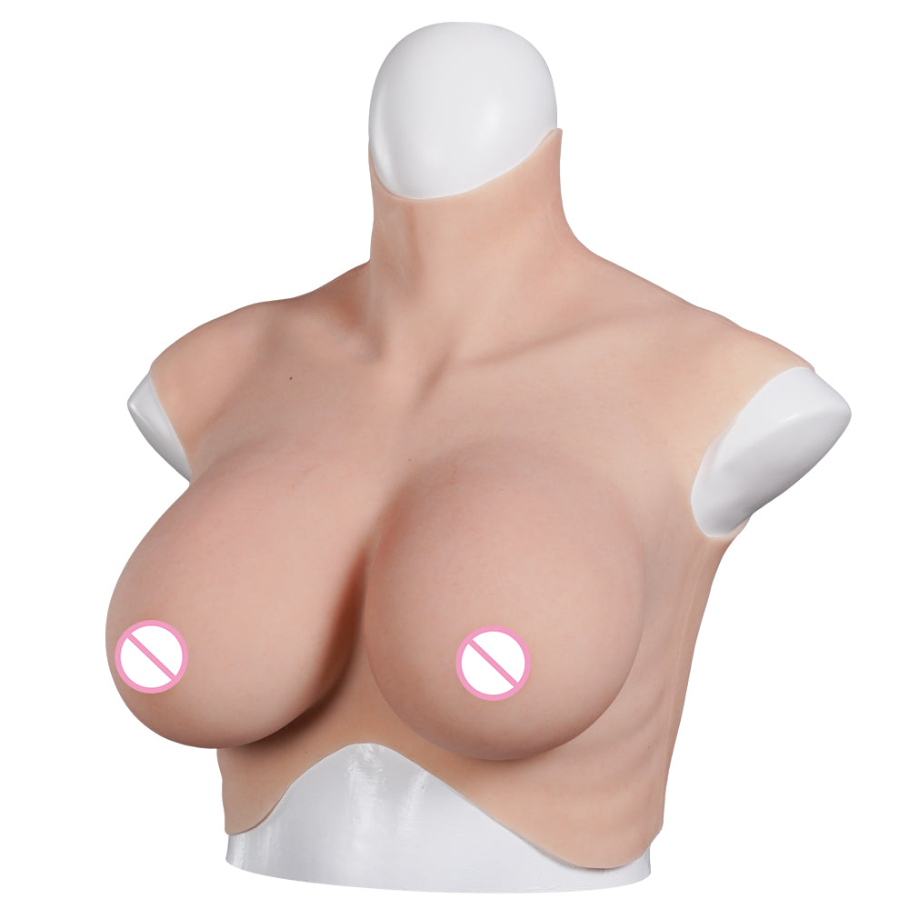 8th New Upgraded Top Quality Realistic Fake chest Tits Enhancer Silicone Breast Forms With Bloodshot Design