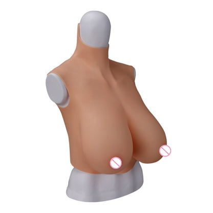 6th No-oil Silicone Prosthetic Breast For Drag Queen Crossdresser Male To Female cosplay