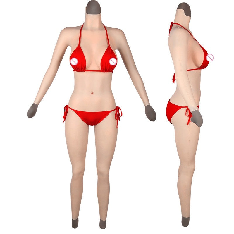 4th Silicone Fullbody Suit D Cup Breast