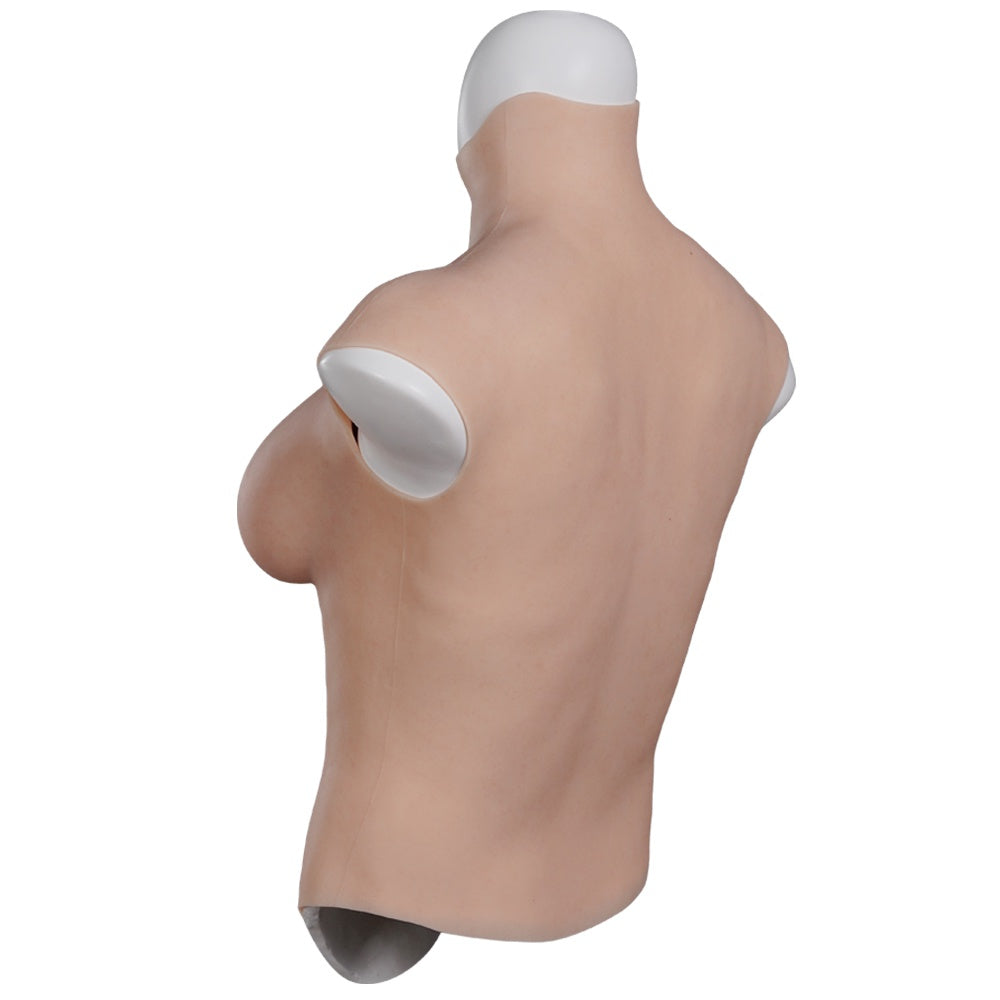 7th Half Bodysuit Realistic Silicone Breast