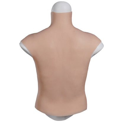 7th Half Bodysuit Realistic Silicone Breast