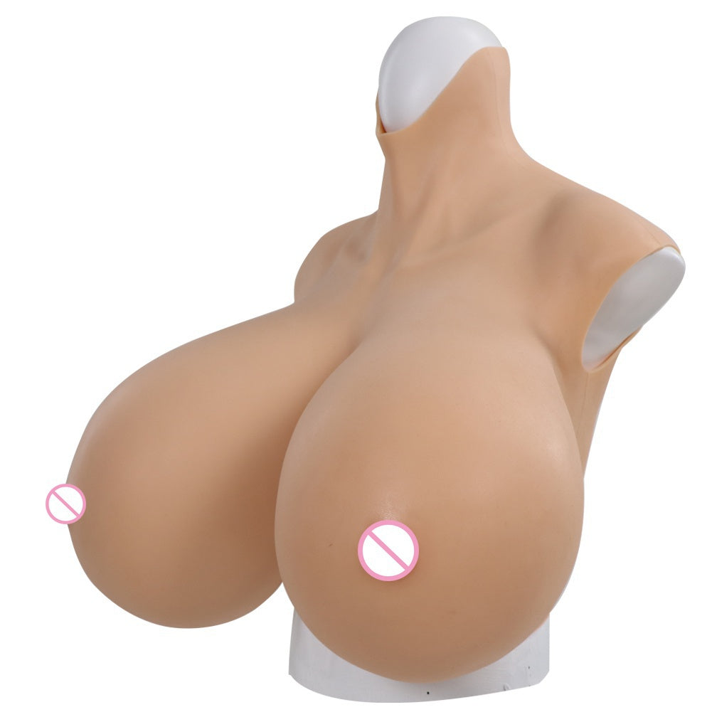 8th No-oil Huge Boobs Silicone Prosthetic Breast（Z Cup）