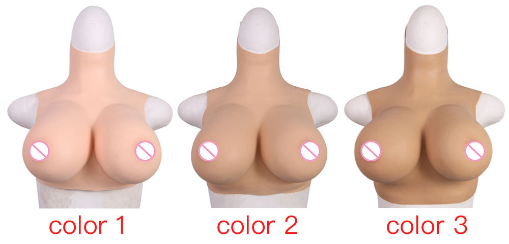 4th Weight-loss Silicone Prosthetic Breast For Drag Queen Crossdresser Male To Female cosplay~Multiple Choices~Lightweight