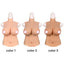 4th Half Bodysuit Realistic Silicone Breast