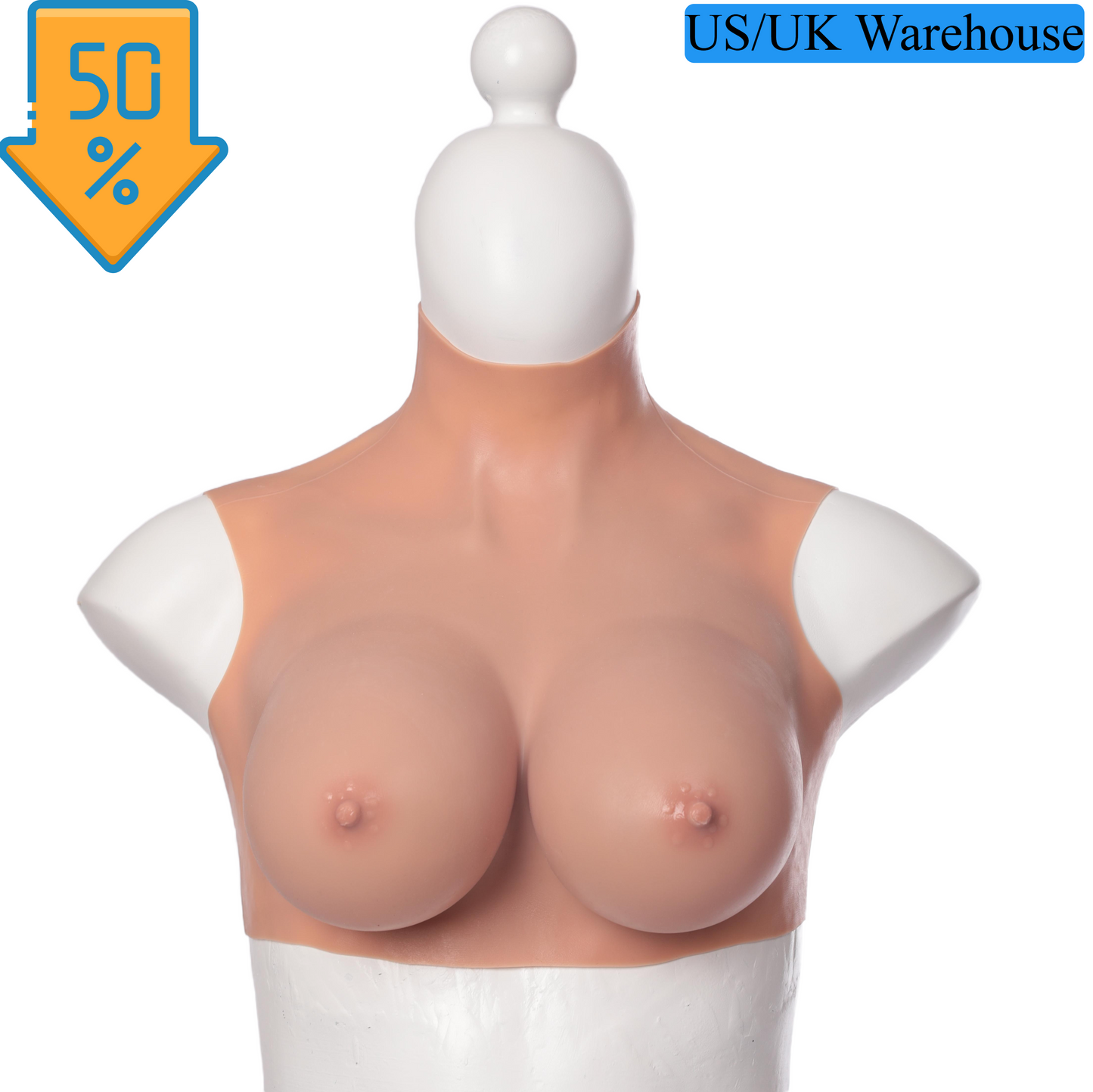 Lightweight Silicone Prosthetic Breast Cotton Filling Lighter and Convenient