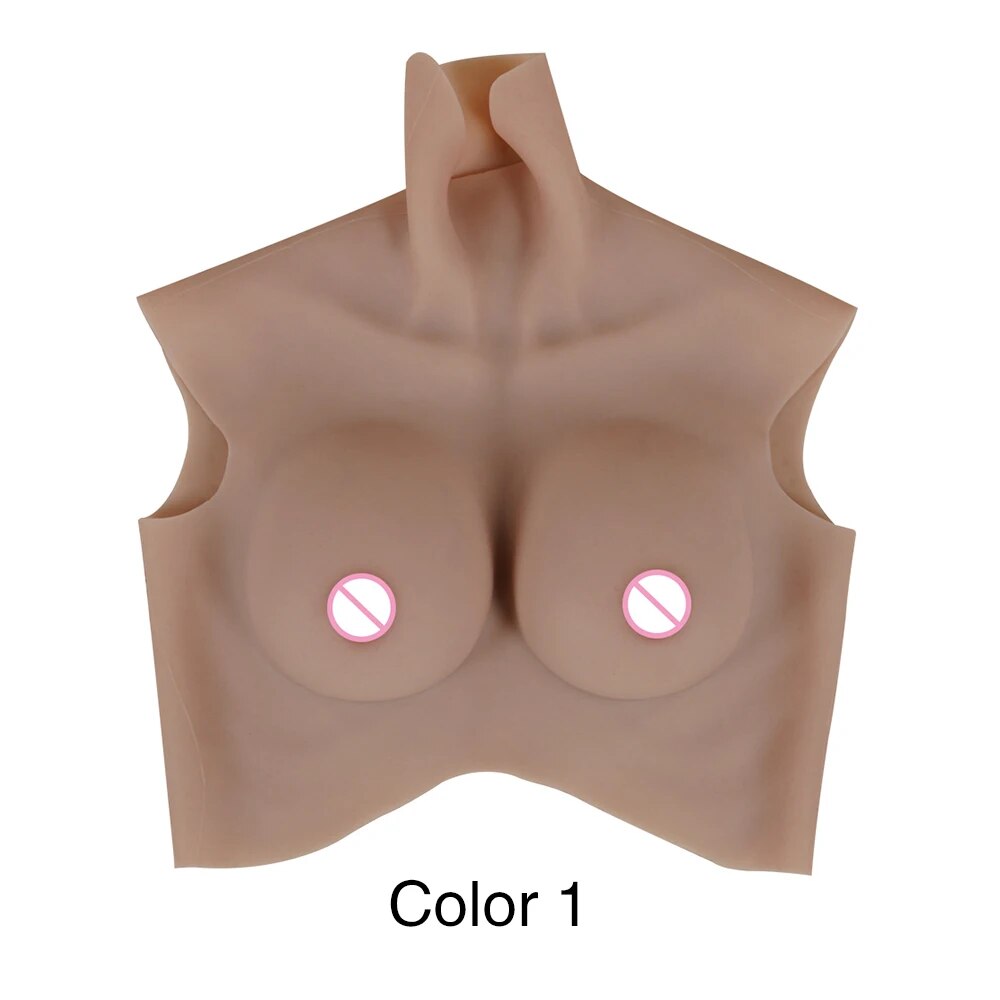 7th Big Size No Oil Silicone Breast Forms Realistic Fake Boobs Enhancer For Shemale Transgender Crossdresser.