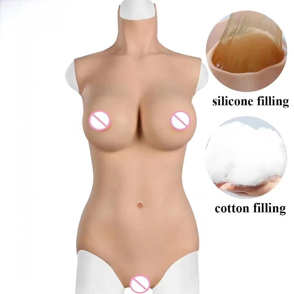 3th Silicone Bodysuit Breast